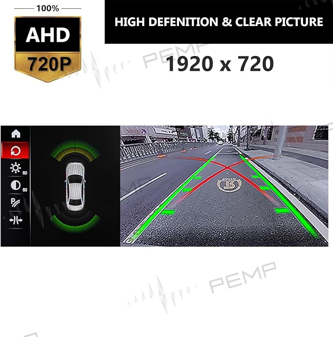 PEMP AHD Rear Camera 720P 25FPS Parking Rear View Camera for BMW E60 E70 E90 E87