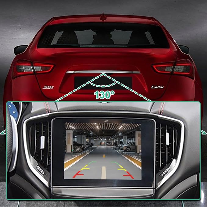 68144068AC Front Side Rear Backup Surround View Camera Replacement for Chrysler Pacifica Voyager Ram 1500 Maserati Ghibli Levante 2017-2022 Replaces 68144068AB, 68144068AD, 68417514AA by GreenYi