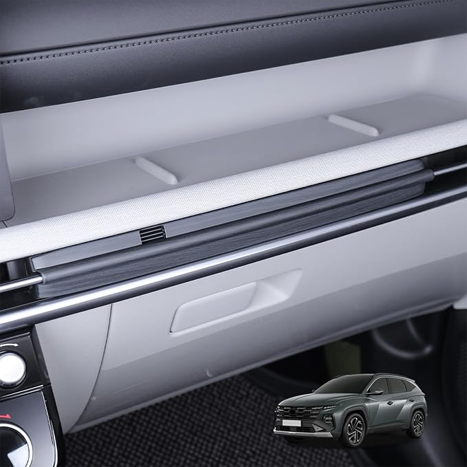 Co-Pilot Air Vent Cover Trim Compatible with Hyundai Tucson 2025 Accessories (Wood Grain)