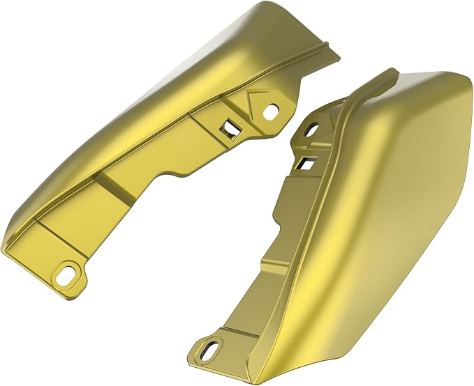 Color - Matched Mid Frame Air Deflectors Heat Shield, Perfectly Fit for Harley Touring Models 2009-2026 Eegle Eye Yellow