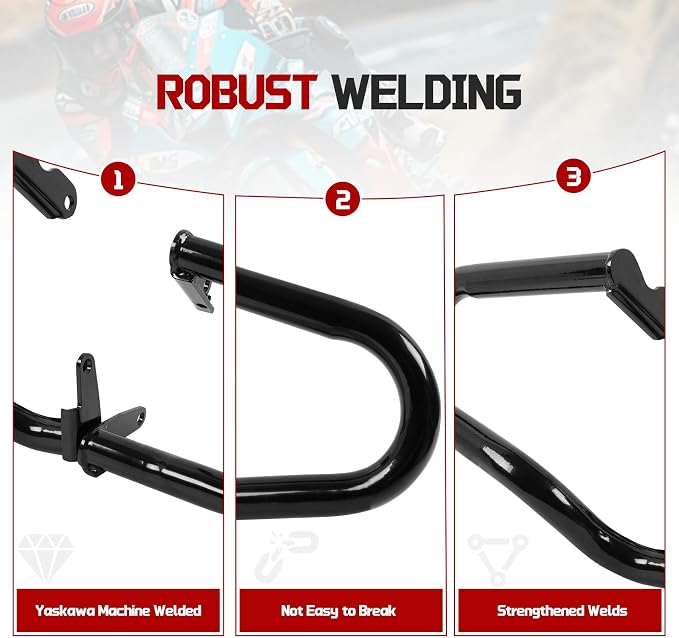 Motorcycle Engine Guard Crash Bar Compatible with Rebel 1100 CMX1100 2021 2022 2023 2024 2025 2026 Highway Bar Bumper Side Protection