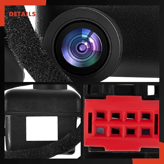 A-Premium Park Assist Camera Rear View Backup Reverse Camera Compatible with Select Ford Models - 2010 2011 2012 2013 2014 Mustang - Replace# V25-74-0035