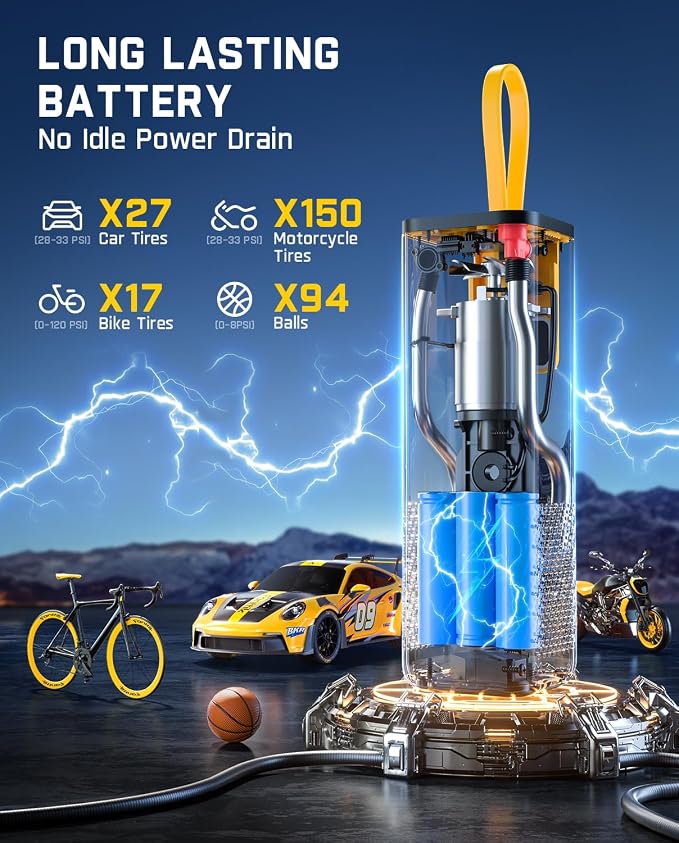 Fanttik Air Pump Hose Adapter and X9 APEX Tire Inflator