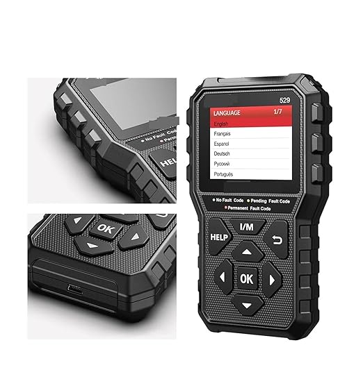 Automobile Fault Detector, X-431 529 CR529 OBD2 Scanner Code Reader Engine Check Diagnostic Tools Automotive Tools Diagnostic Auto Automotivo