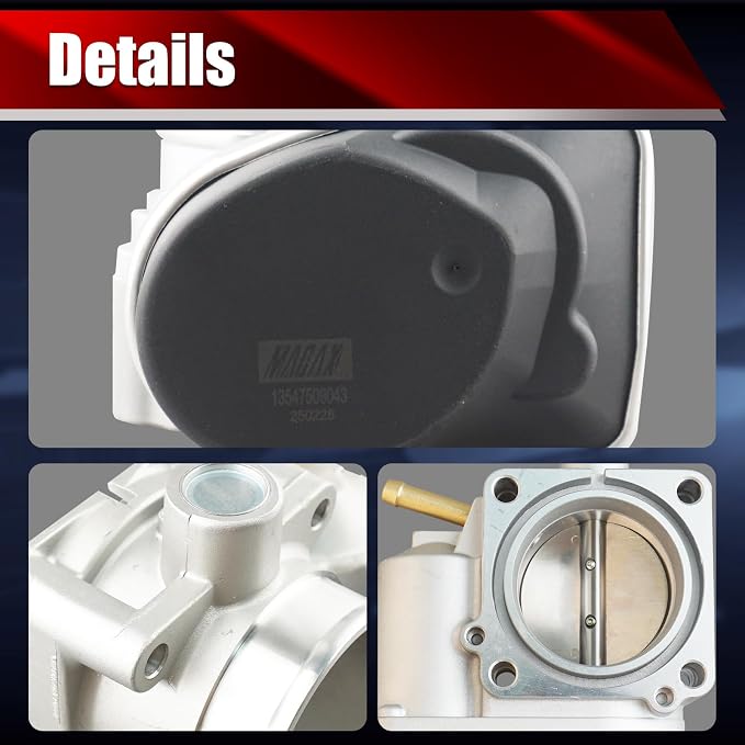 Electronic Throttle Body Assembly S20079 Compatible with Mini Cooper 2002-2008 1.6L L4 (Only fit for SOHC Naturally Aspirated Engine Base Models) Replaces 13547509043 977-842 TB1147