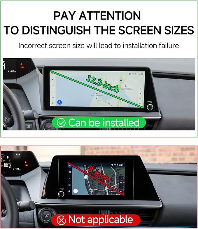 Qi2.2 Max 25W Fast Wireless Car Charger Phone Holder for 2023-2026 Toyota Prius 12.3-Inch Screen, Magnetic Phone Mount Compatible with MagSafe
