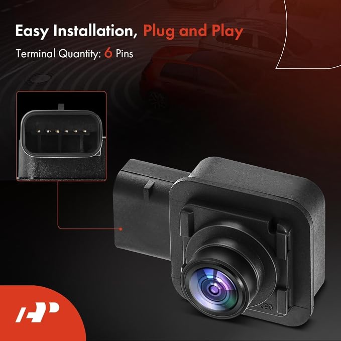 A-Premium Rear View Backup Camera Compatible with Ford | Parking Camera for 2016 2017 2018 2019 Explorer - Replace# GB5Z19G490A