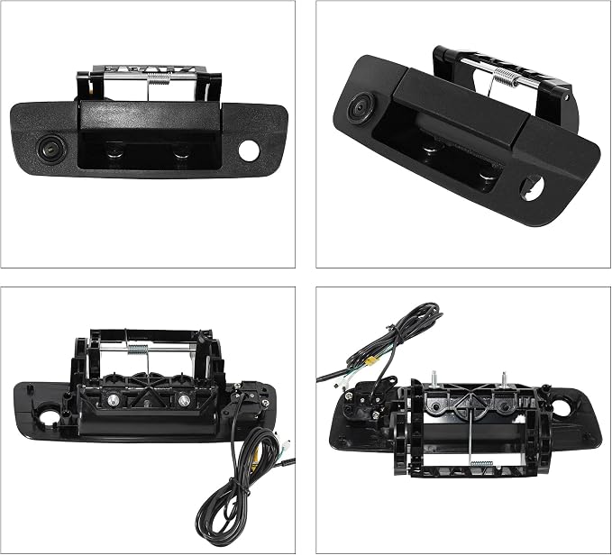 Anina Tailgate Handle Backup Camera for Dodge Ram 1500 2500 3500 (2009-2017) Reverse Rear View Camera to Replace Factory Door Handle Parking Camera Directly Install W/ 26ft Extension Cable Cord