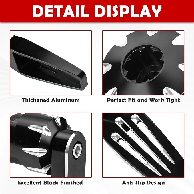 Adjustable 3rd Pegs The Missing "Centre Peg" + Decor Frame Caps For Can Am Spyder F3 F3-S F3-T F3-L 2015+ Models Aluminum Footpegs Accessories