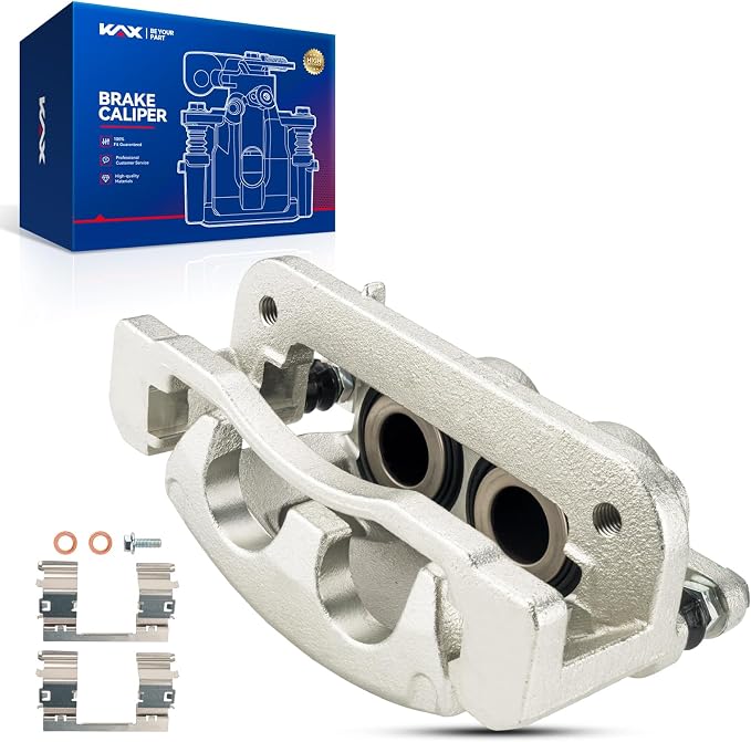 KAX Disc Brake Caliper Assembly Fit for Silverado 1500/Sierra 1500 2008-2018, Tahoe/Yukon/Escalade 2008-2020, Suburban/Yukon XL 2015-2020, Suburban 1500 2008-2014, Front Right or Front Left Side