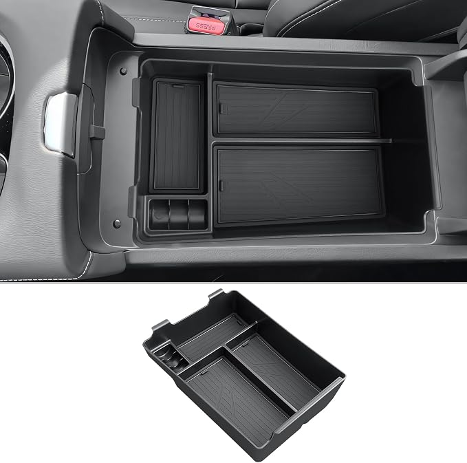 CDEFG for 2026 Murano Center Console Organizer for 2025 2026 Murano Accessories Middle Console Organizer Armrest Storage Box