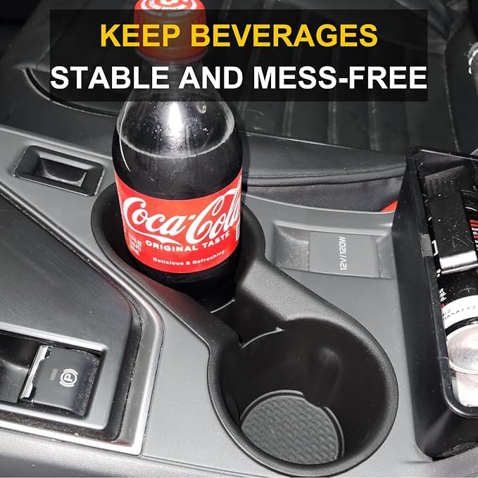 3Pcs Center Console Organizer Compatible with Subaru Crosstrek Wilderness 2026 2025 2024 Impreza Interior Accessories - Center Console Storage Box Tray & Cup Holder Liner Insert
