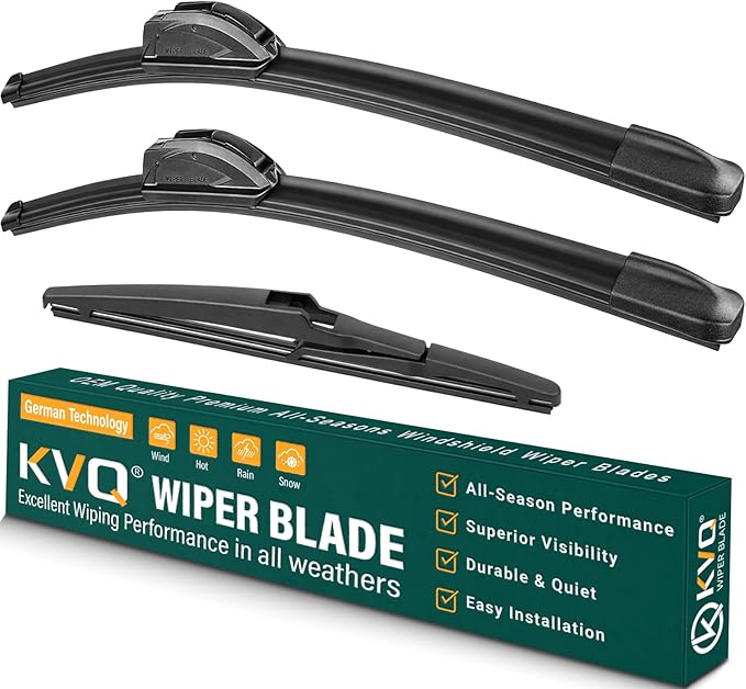 Windshield Wiper Blades Replacement for Toyota highlander 2020 2021 2022 2023,Original Equipment Replacement Front Rear Wiper Blade Set - 26" 18" 10" (Set of 3)
