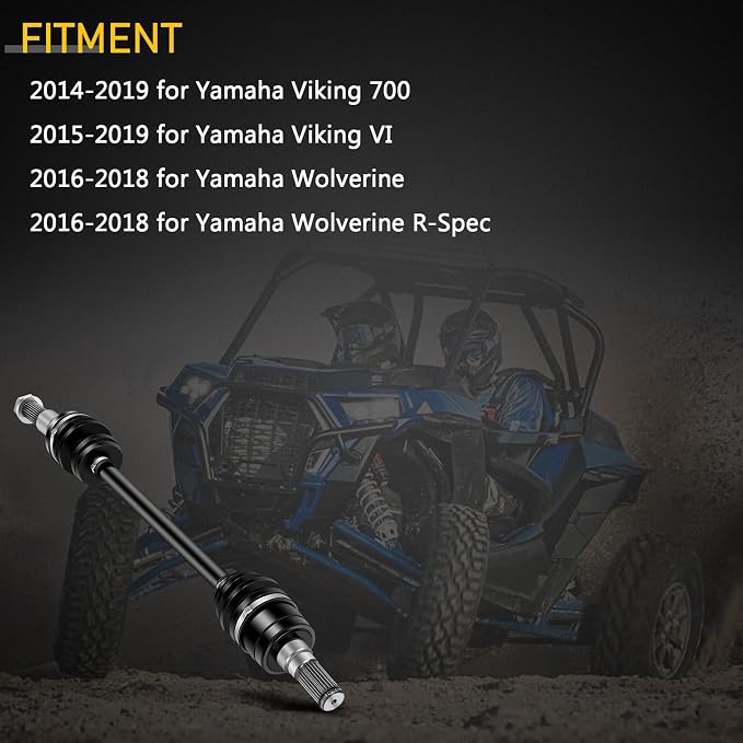 OCPTY CV Axle Shaft Assembly Replacement for Yamaha Viking 700 VI Wolverine R-Spec 2014-2019 Rear Left Right