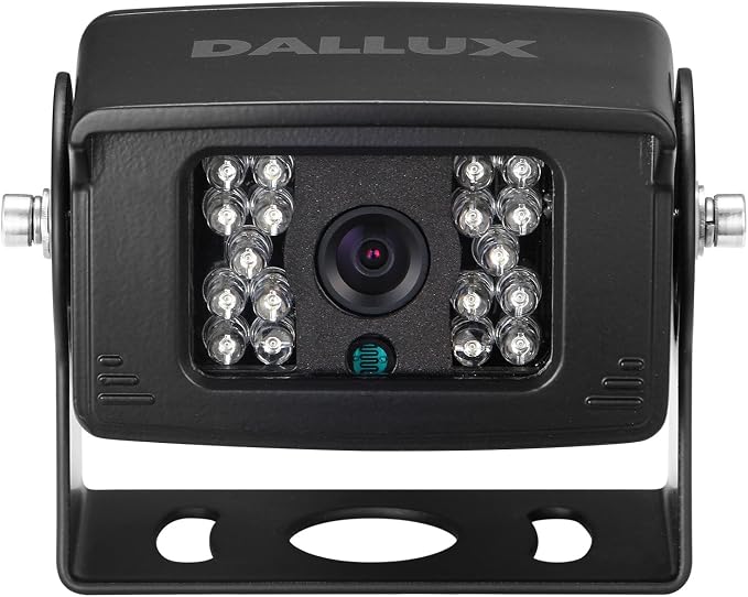 Heavy Duty Vehicle Truck Bus Backup Camera Kit,4 PIN Cab Cam with 7inch LCD Monitor Waterproof Night Vision Rear View Camera+66ft Extension Cable for Bus Truck Van Trailer RV Campers(12V 24V)