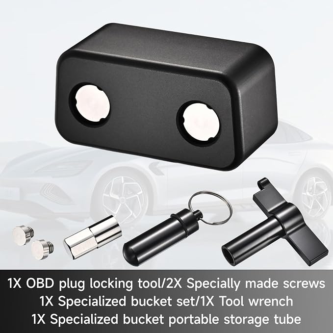 OBD2 Port Anti-Theft Lockout Tool, OBD Port Protector for Cars/SUV/Trucks、obd2 Lock Anti Theft Protector (Black)