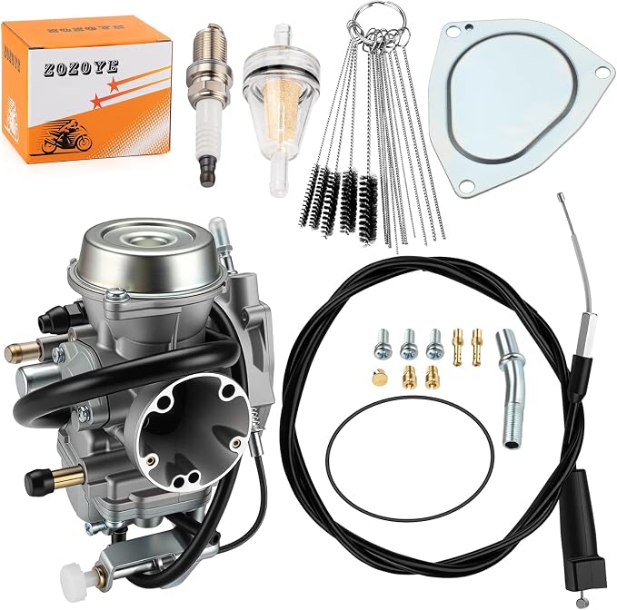 Carburetor Assembly W/Cable For Suzuki Ozark 250 LT-F250 2002-2007 (Only MODEL K7/K8) 13110-05G01