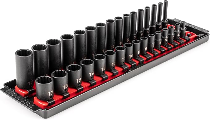 TEKTON 1/4 Inch Drive Impact Socket Set, 32-Piece | SID90204