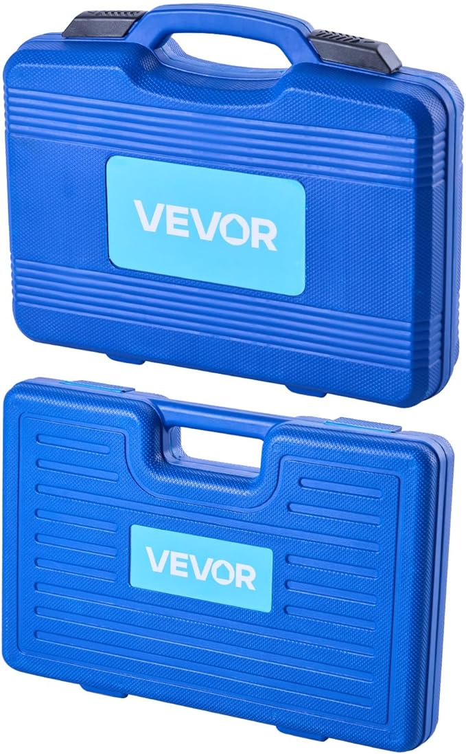 VEVOR 52pcs Custom Bushing Bearing and Seal Driver Set & 14pcs Bearing Puller Kit, 2 in 1 Bushing Bearing Driver Press Kit, Heavy Duty Removal Installation Tool Set with 49 Bushings, Separators & Jaws