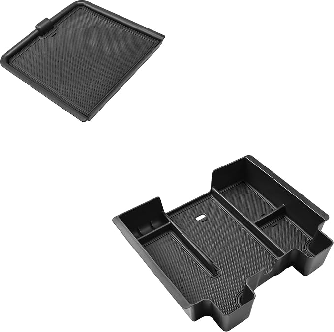 EDBETOS Full Size Center Console Organizer and Center Console Tray Fit 2019-2022 Chevy Silverado/GMC Sierra 1500 and 2020-2022 2023 Silverado/Sierra 2500HD 3500HD