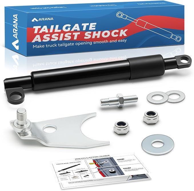 ARANA Tailgate Assist Soft Open for Chevy Silverado & GMC Sierra 1999-2006 | Truck tail gate slow down damper shock , 10-Mins installation & No drill, Fits 99-06 Silverado & Sierra 1500 2500 3500 HD