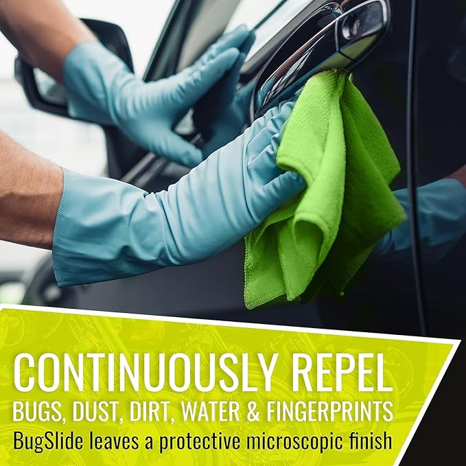 BugSlide 2.5 Gallon Cleaner Refill for Spray Bottles & Travel Kits - All Surfaces Cleaning and Detailing Solution for Vehicle Interior and Exterior Use - Shines, Degreases, Polishes