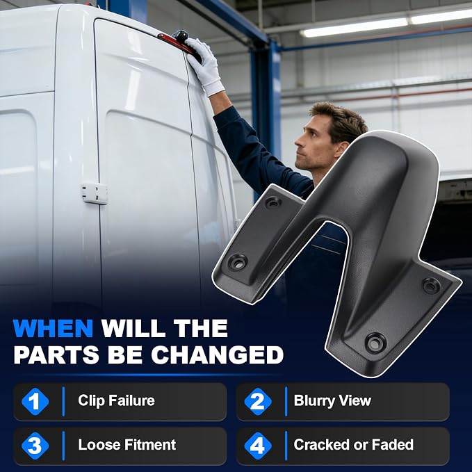 A907820120 Rear Camera Housing Frosted Texture Compatible with Mercedes Benz Sprinter 1500 2500 3500 Freightliner Sprinter Replace 90782049009051 90782040019051 A90782040019051 A9078204900