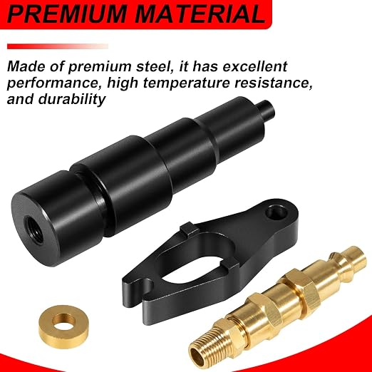 9007A 9007 Compression Test Adapter Fit for 24V Cummins 1998-1/2 to Current 5.9 6.7 Liter Diesel (Used with J-6692-B Compression Test Gauge)