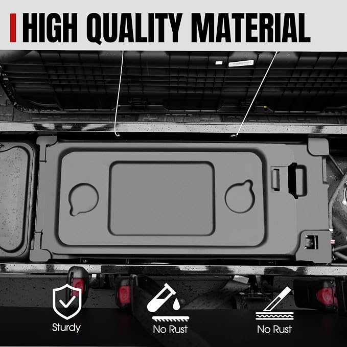 A & UTV PRO Mule Pro Underseat Storage Bin, Under Seat Storage Box Organizer Compatible with 2015-2024 Kawasaki Mule Pro FXT FX DXT DX Replace OEM # 99994-1463,Black