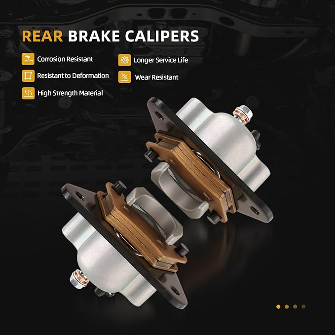 Rear Brake Calipers Fit for Polaris Ranger XP 1000 Fit for General XP 1000 2018-2024, Replace OE# 1912815 1912816 1912817