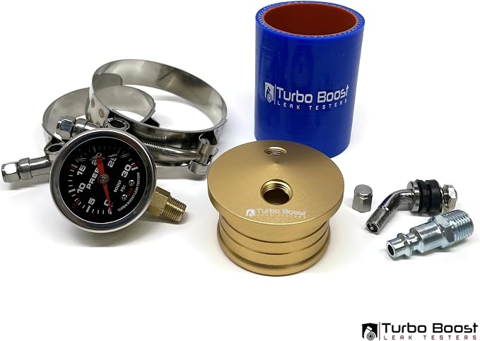 2" for 2" Turbo or Intake Pipe - Universal Tester Test Kit - Test Upto 30 PSI - Premium - 6061 Aluminum - Restore Power!