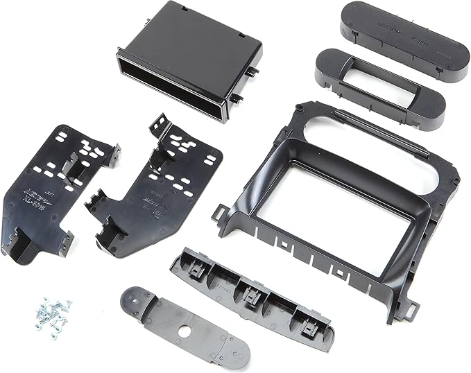 Metra 99-3015G Double/Single DIN Installaton Dash Kit for 2015-Up Tahoe, Suburban and Yukon (Black) & 40-EU10 Antenna to Radio Adapter Cable for Select 2002-Up BMW/Volkswagen Vehicles,Black