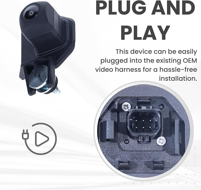 Backup Camera Replaces for 2012 2013 2014 2015 2016 2017 2018 2019 Toyota Yaris Hatchback OE Part # 8679052220 867900D060 | 86790-52220, 86790-0D060