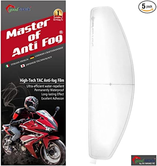 XII WY Universal Motorcycle Full Face Helmet Shield Anti Fog Film, transparent Visor Lens Insert Fog Resistant Waterproof Sticker