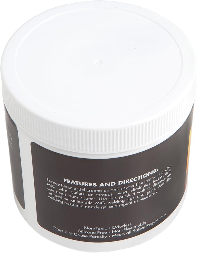 Forney 37031 Nozzle Gel For Mig Welding,16-Ounce,White,(Pack of 12)