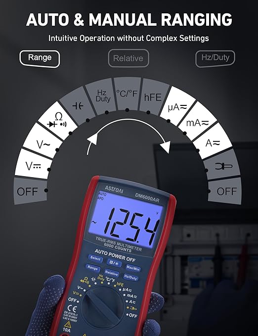 AstroAI DM6000AR Multimeter & DM200M Multimeter