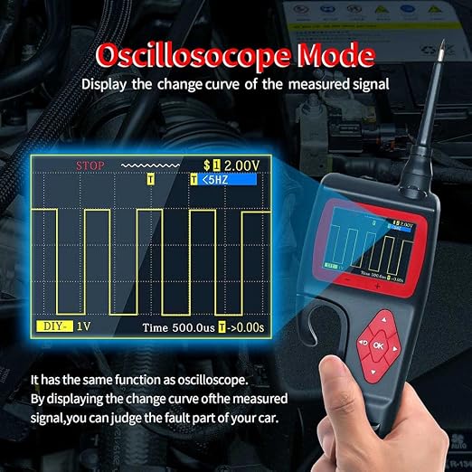 P200 Power Circuit Probe Kit, 9-30V Automotive Circuit Tester, Circuit Breaker Finder, Multimeter/Activating Component/Relay Test/Fuel Injector Tester/Oscilloscope/0~5V Power