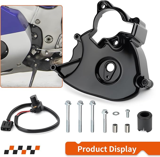 Engine Front Sprocket Cover & Protector W/Bolt + Speed Sensor For Suzuki Hayabusa 1300 GSX1300R/RX 1999-2007 11361-24F10
