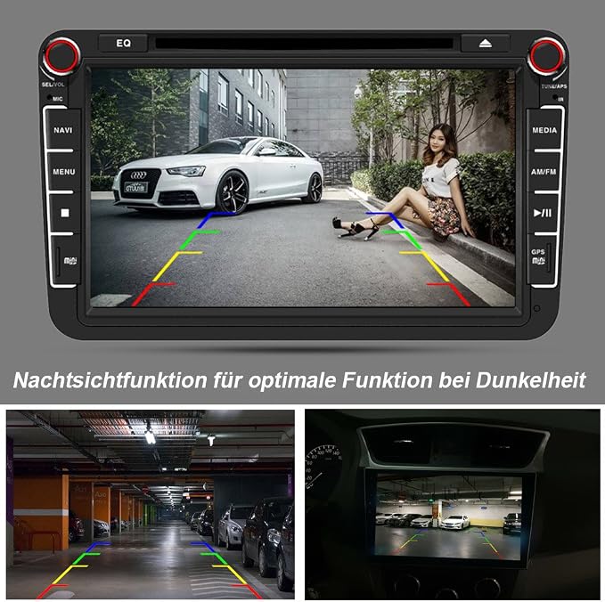 Waterproof High Definition Color Wide Viewing Angle License Plate Car Rear View Camera with Night Vision for C E CLS klasse class W203 W211 W219 W209 300