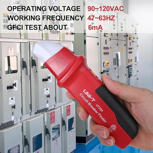 UNI-T UT25A Circuit Breaker Finder line Detector American Specification Socket Tester W/Analogue Receiver&LED Indicator Leakage Circuit Breaker