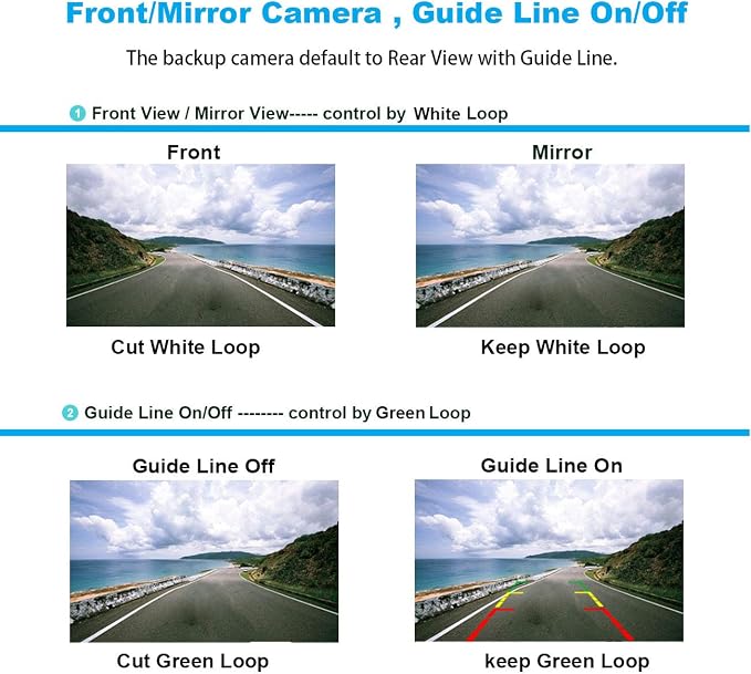 8 led Backup Camera + 6 led Backup Camera