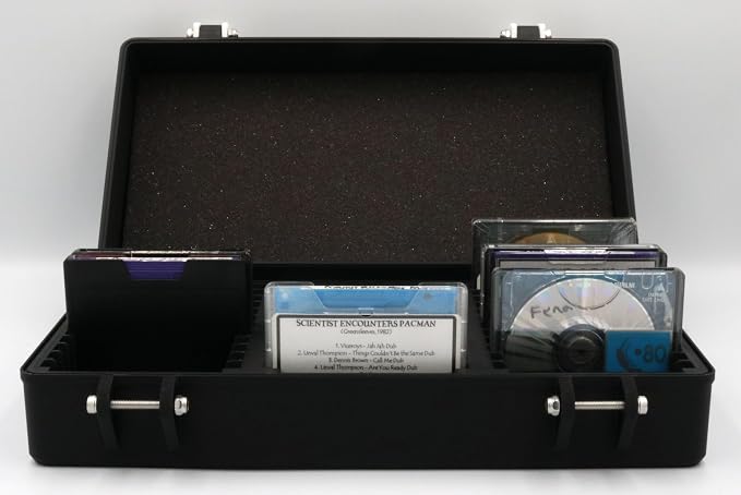MiniDisc Carrying Case - Rugged & Protective - Holds 36 Mini CDs