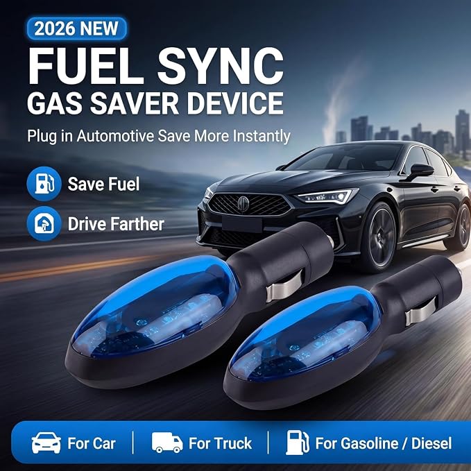 OJJ 2026 New Fuel Sync Car Accessory, Compact Vehicle Plug-in Accessory, Plug and Play Design for Cars and Trucks (3 Pcs)