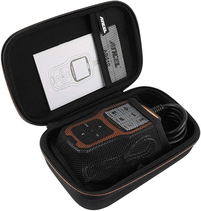 ANCEL AD410 Enhanced OBD II Vehicle Code Reader Automotive OBD2 Scanner with ANCEL Protective Case Storage Bag