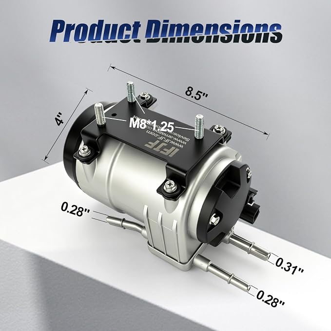 iFJF PFB-101 HFCM Fuel Pump Filter Assembly Replacement for Ford 6.0L | F250-F550 Excursion Powerstroke V8, Common Rail System Guard, Heavy-Duty Fluoroelastomer Seals, Plug-and-Play Install