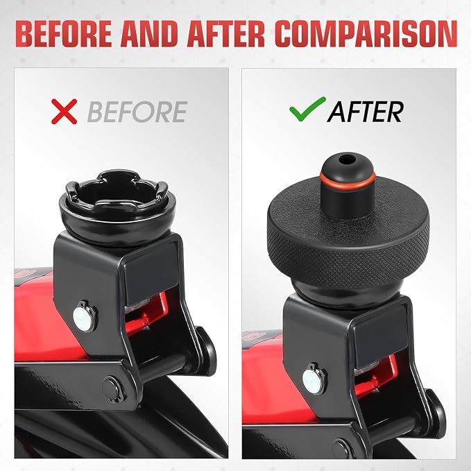 DNA MOTORING 4pcs Lifting Jack Pads Compatible with 2013 to 2026 Tesla Model 3/Y/S/X, Tesla Floor Jack Adapters for Protects Battery/Chassis, w/Storage Case, TOOLS-00628