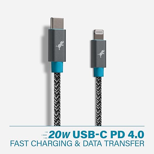 Nimble USB C to Lightning Cable 2M/6.6FT [Apple MFi Certified] iPhone Cable Type C iPhone Charger Fast Charging Compatible with iPhone 14 13 12 11 Pro Max X XR 8 7 6Plus SE iPad Airpod