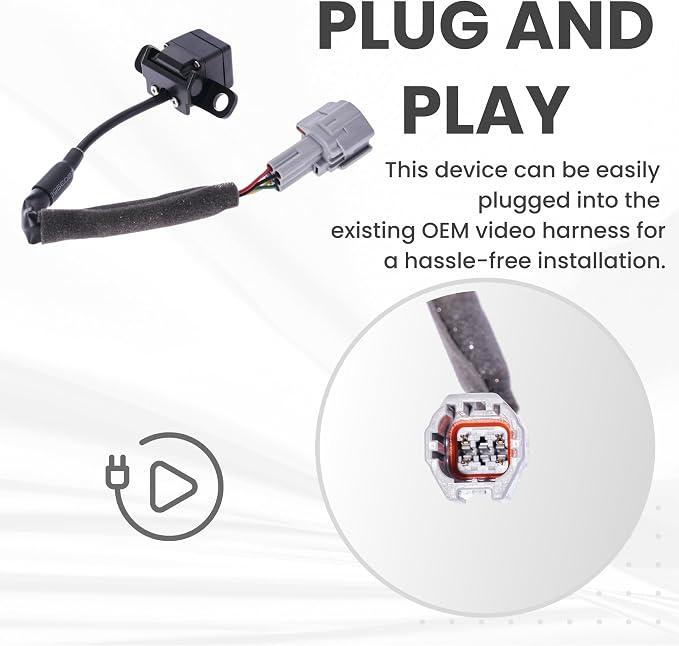 Backup Camera Replaces for 2012 2013 2014 2015 KIA RIO5 | 2016 2017 KIA RIO5 w/o Premium Audio System OE Part # 957601W310 957601W300