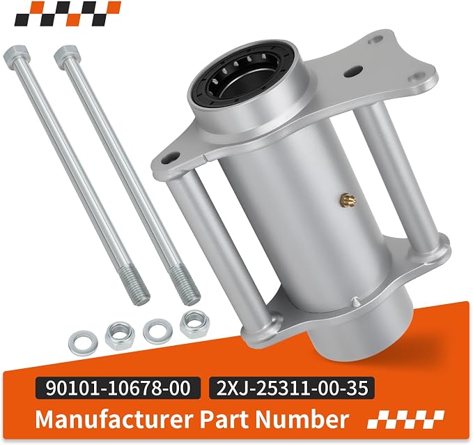 Rear Axle Bearing Housing Carrier Hub W/Bolts Kit for Yamaha Blaster 200 YFS200 1988-2002 2XJ-25311-00-35 90101-10678-00