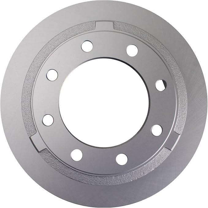 TRQ Rear Brake Rotors Set Vented Premium G-Coated Compatible with 2013-2022 Ford F-250 Super Duty F-350 Super Duty